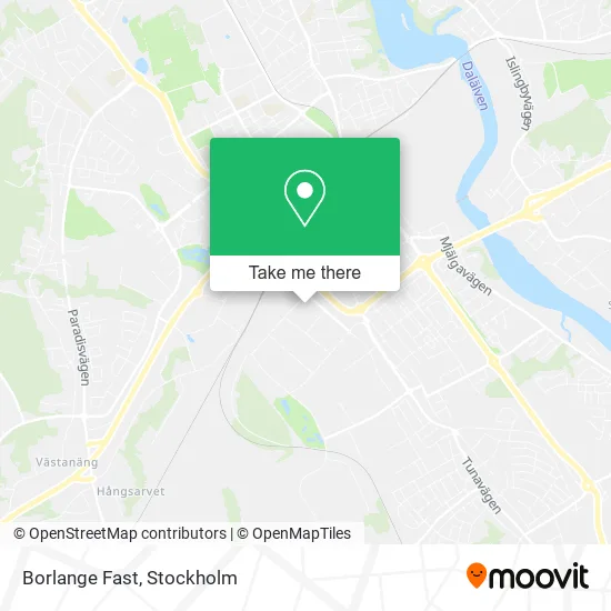 Borlange Fast map