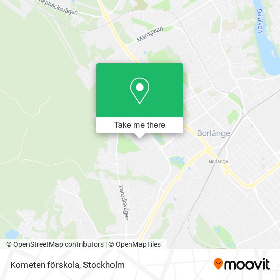 Kometen förskola map