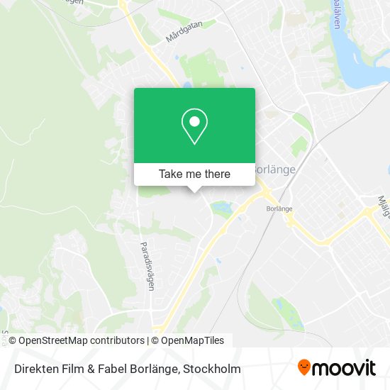 Direkten Film & Fabel Borlänge map