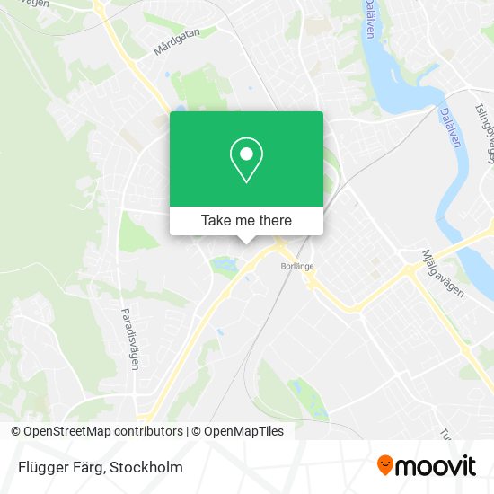 Flügger Färg map