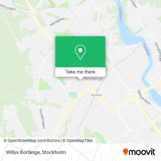 Willys Borlänge map