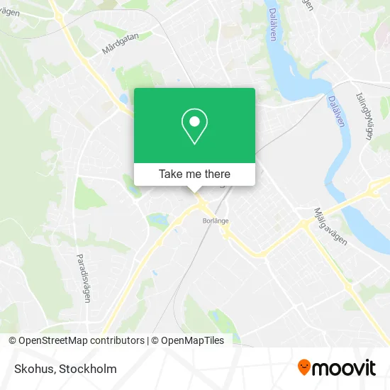 Skohus map