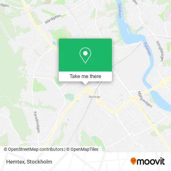 Hemtex map
