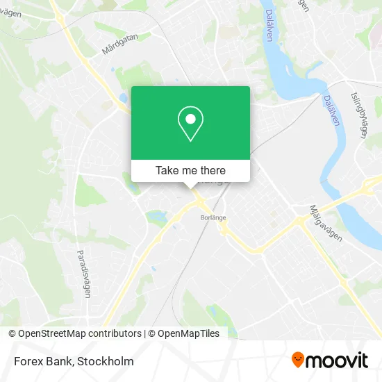 Forex Bank map