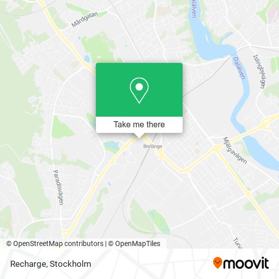 Recharge map