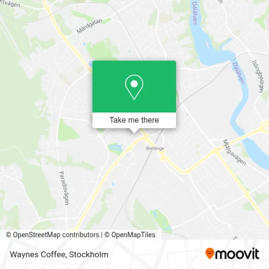Waynes Coffee map