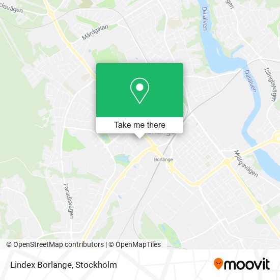 Lindex Borlange map