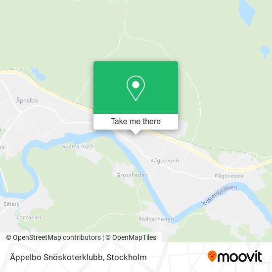 Äppelbo Snöskoterklubb map
