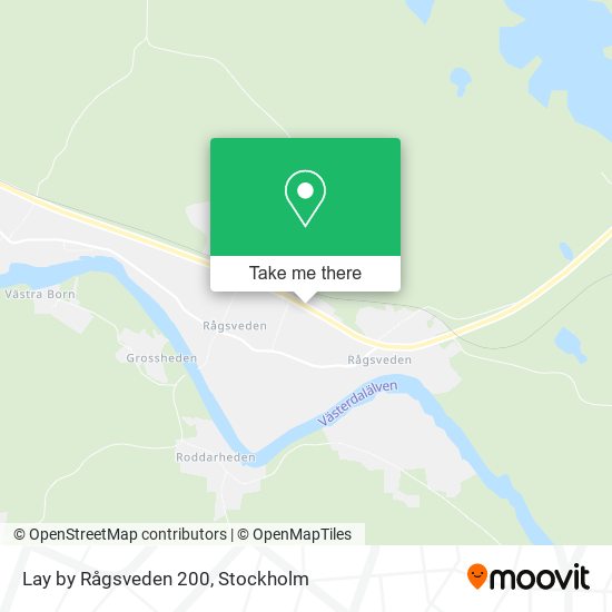 Lay by Rågsveden 200 map