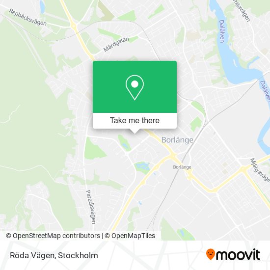 Röda Vägen map