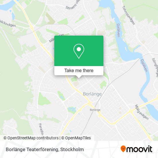 Borlänge Teaterförening map