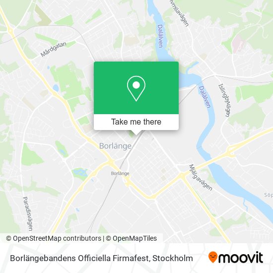 Borlängebandens Officiella Firmafest map