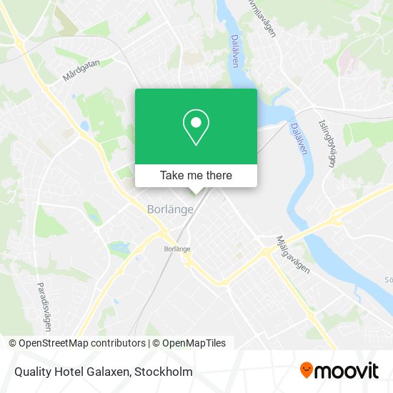 Quality Hotel Galaxen map