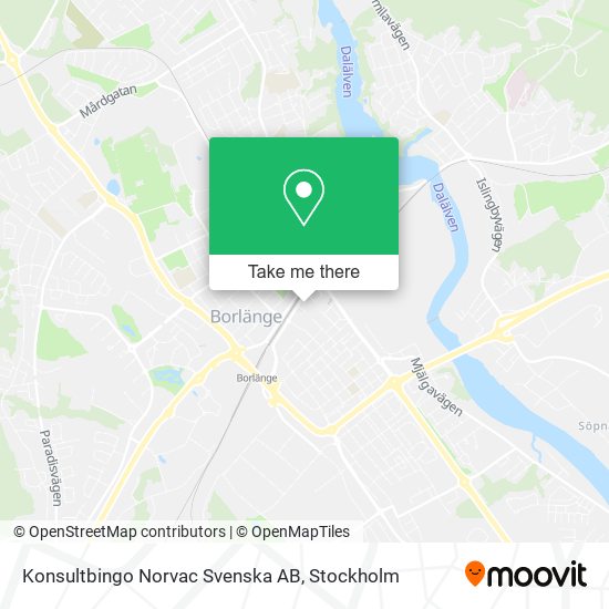 Konsultbingo Norvac Svenska AB map