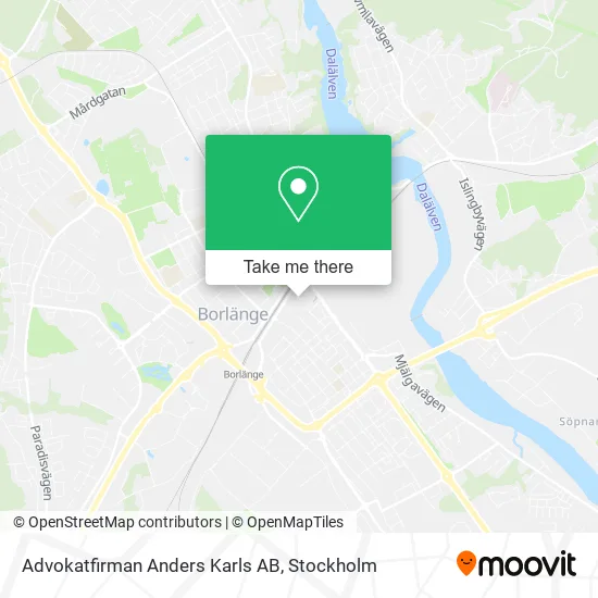 Advokatfirman Anders Karls AB map