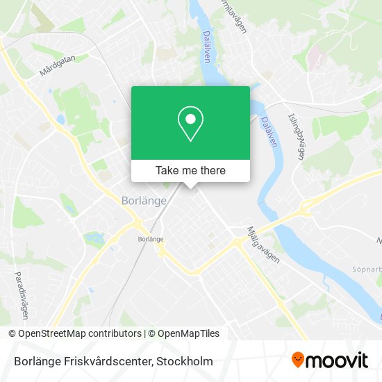 Borlänge Friskvårdscenter map
