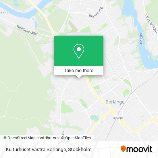 Kulturhuset västra Borlänge map