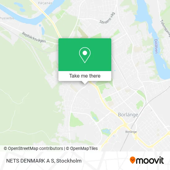 NETS DENMARK A S map