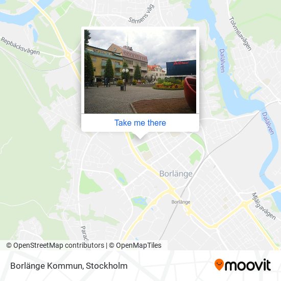 Borlänge Kommun map