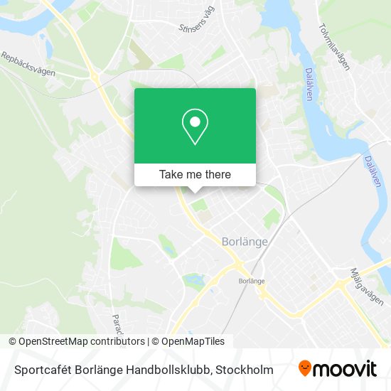 Sportcafét Borlänge Handbollsklubb map