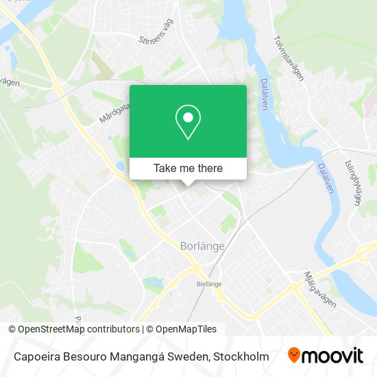 Capoeira Besouro Mangangá Sweden map