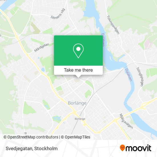 Svedjegatan map