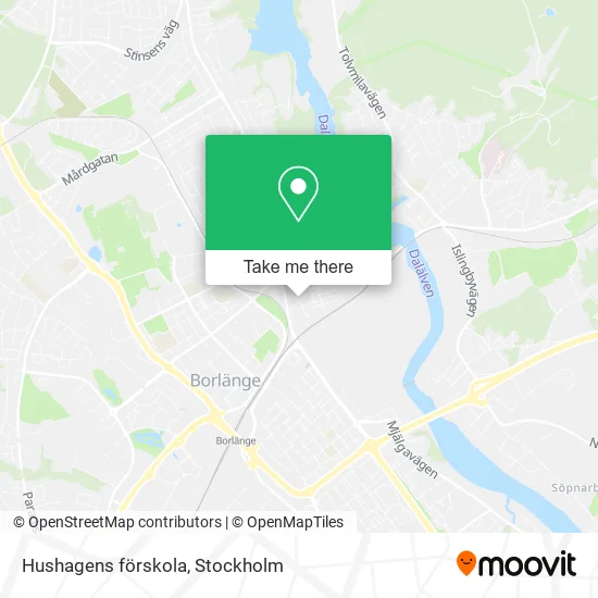 Hushagens förskola map