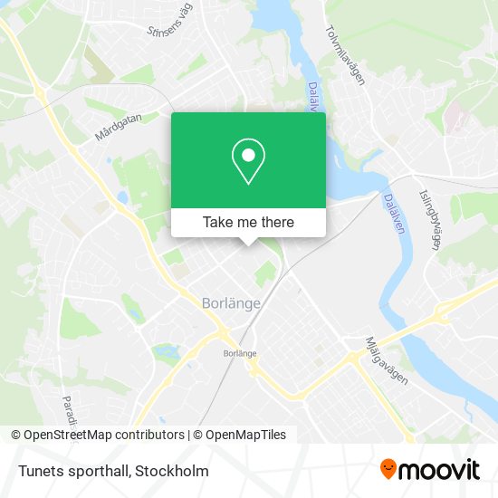 Tunets sporthall map