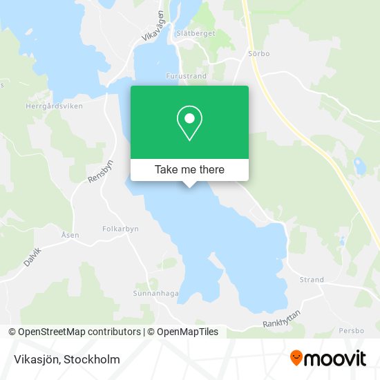 Vikasjön map