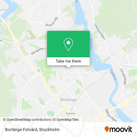 Borlänge Fotvård map