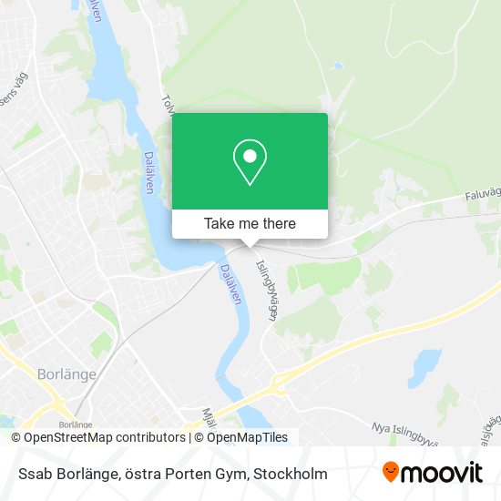 Ssab Borlänge, östra Porten Gym map