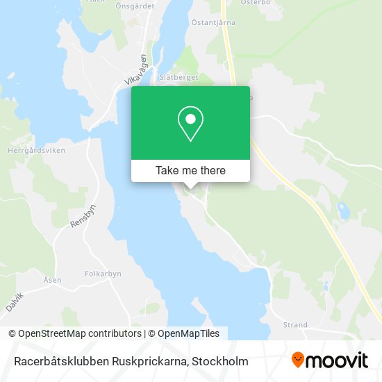 Racerbåtsklubben Ruskprickarna map