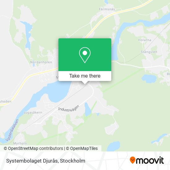 Systembolaget Djurås map