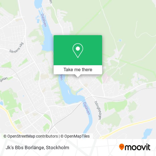 Jk's Bbs Borlänge map