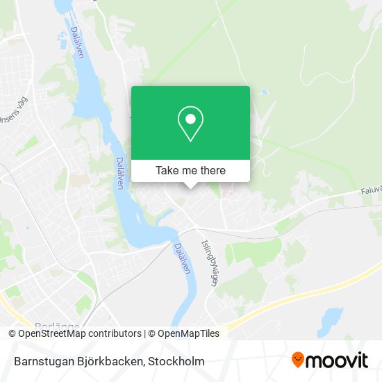 Barnstugan Björkbacken map