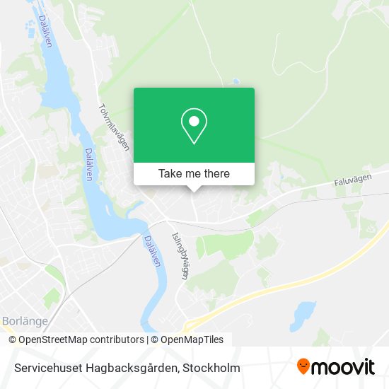 Servicehuset Hagbacksgården map