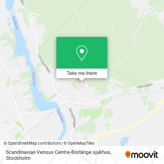 Scandinavian Venous Centre-Borlänge sjukhus map