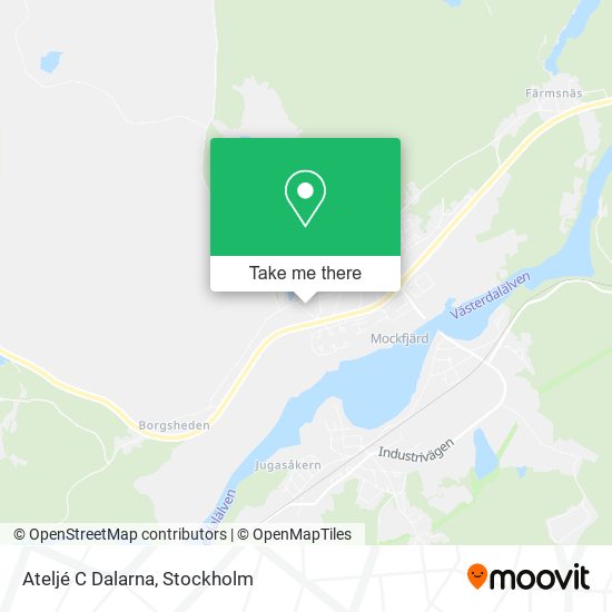 Ateljé C Dalarna map