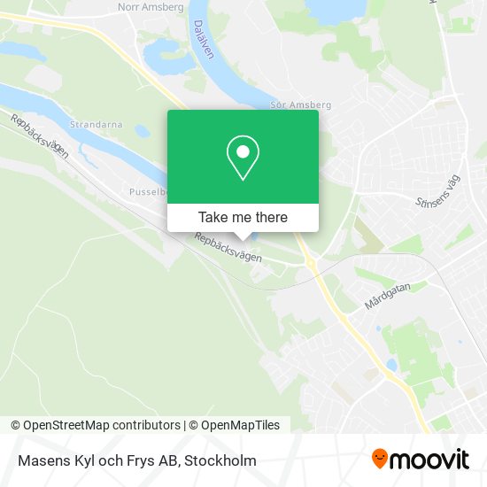 Masens Kyl och Frys AB map