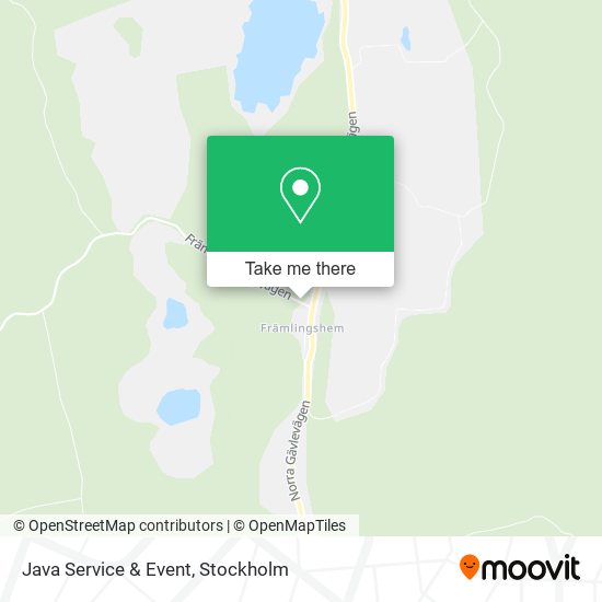 Java Service & Event map