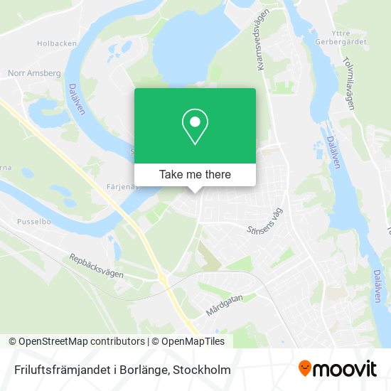 Friluftsfrämjandet i Borlänge map