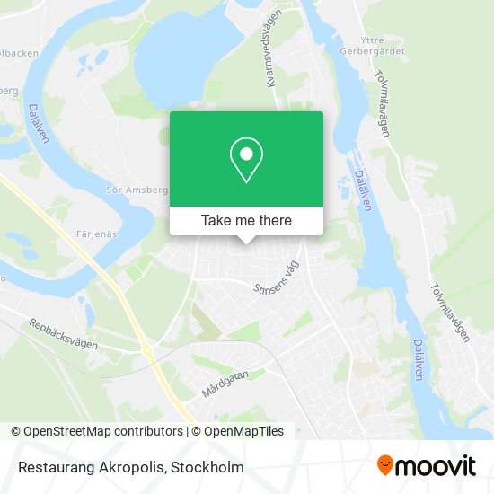Restaurang Akropolis map