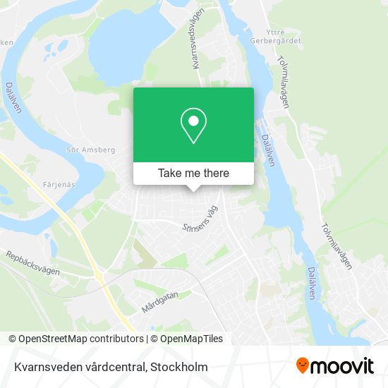 Kvarnsveden vårdcentral map