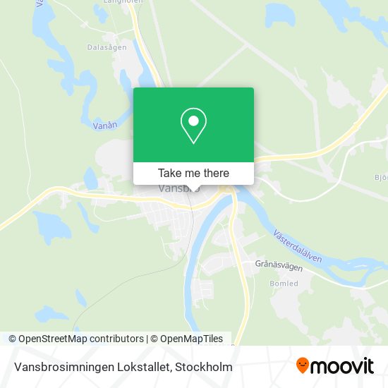 Vansbrosimningen Lokstallet map