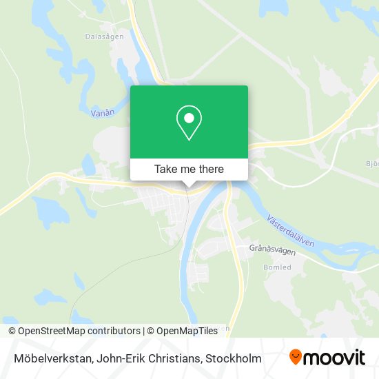 Möbelverkstan, John-Erik Christians map