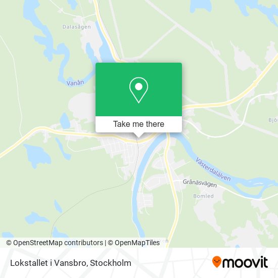 Lokstallet i Vansbro map