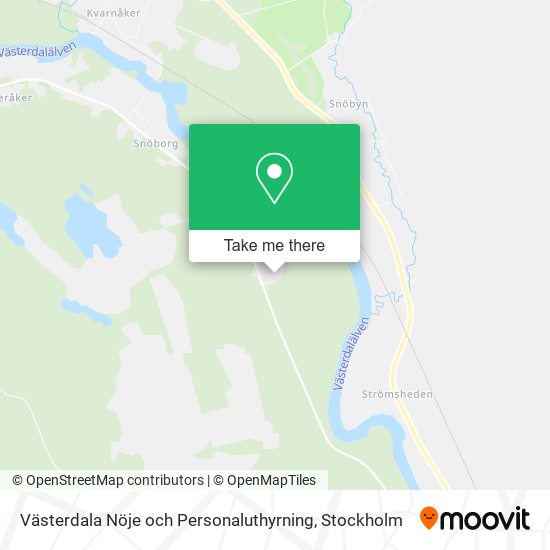 Västerdala Nöje och Personaluthyrning map