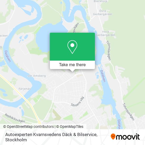 Autoexperten Kvarnsvedens Däck & Bilservice map