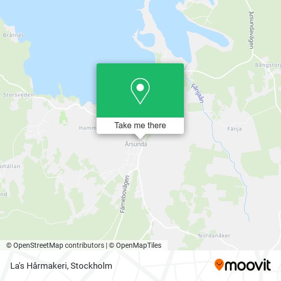 La's Hårmakeri map