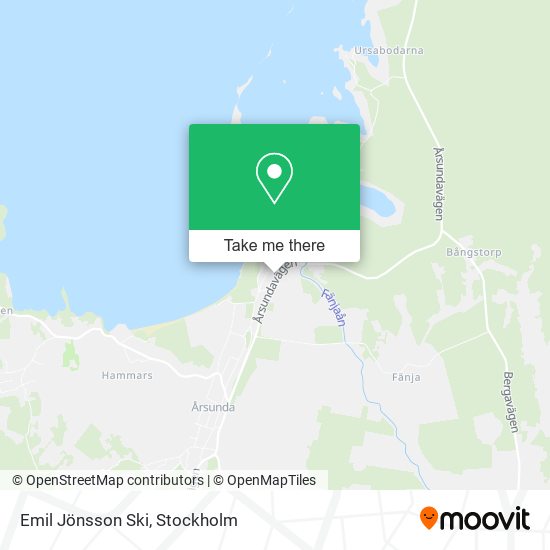 Emil Jönsson Ski map